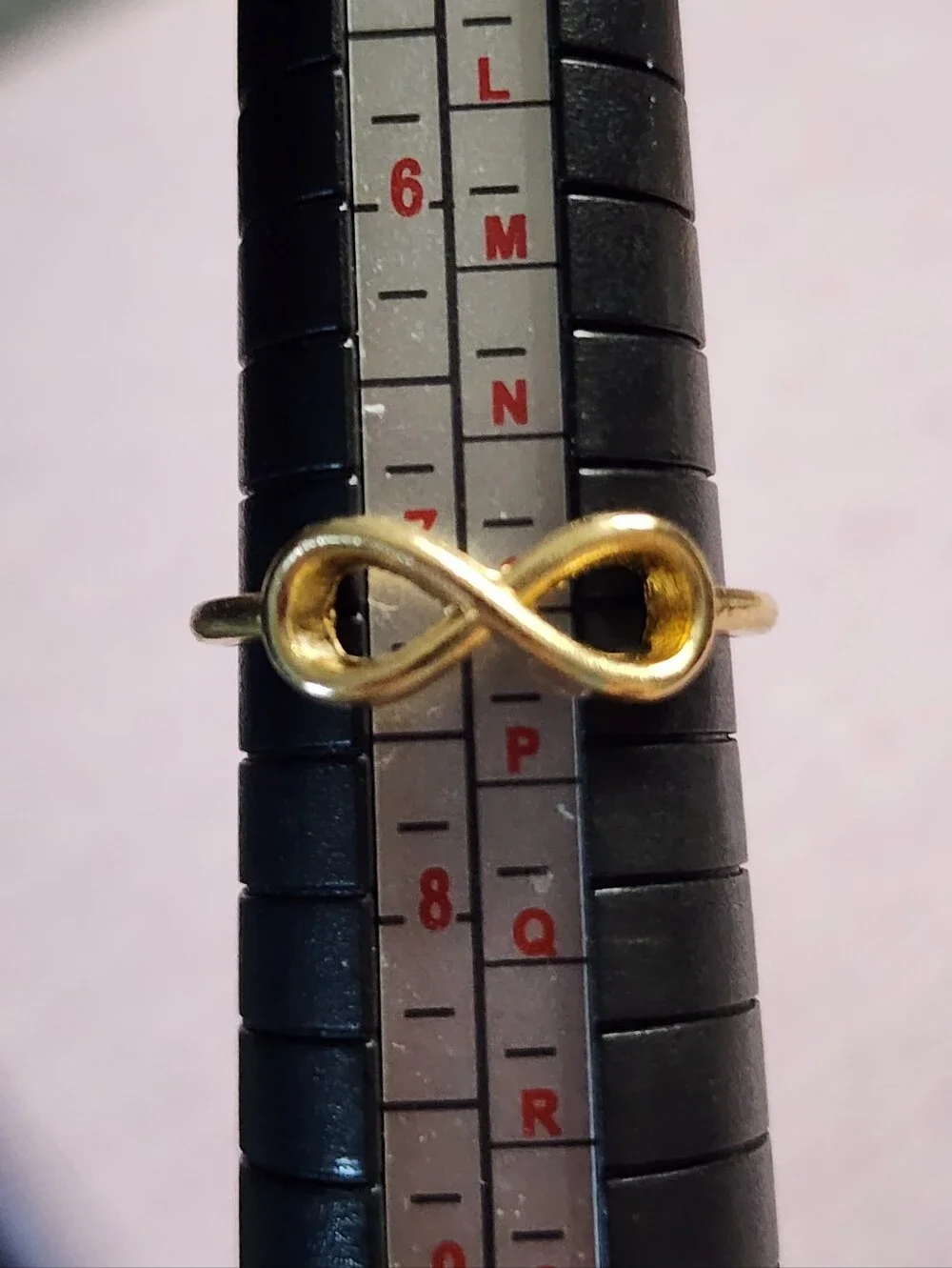 Goldtone Infinity Ring